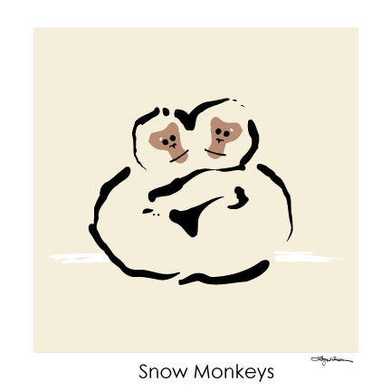 NEW LOW PRICE/Snow Monkeys