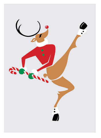 NEW LOW PRICE/Rudolph Kick-Dancing