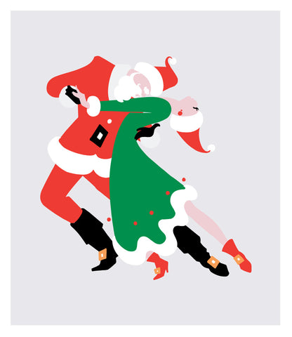 NEW LOW PRICE/Santa dancing The Tango with Mrs Klaus